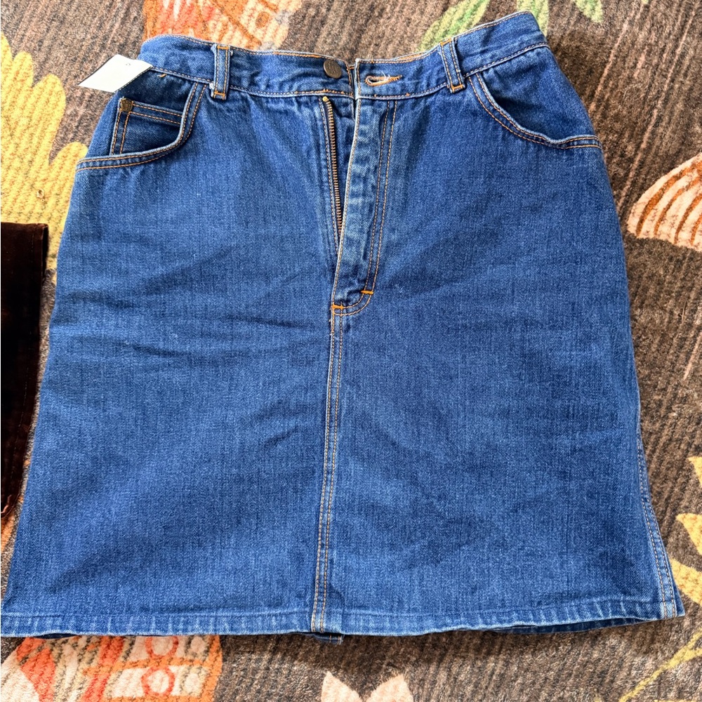 Vintage Y2K Guess Blue Denim Skirt